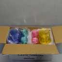 WDF 200 Pack Colorful Plastic Cups Disposable - include 50 Pink, Blue, Green, Yellow, Colorful Plastic Cups For Party, Baby Shower, Wedding,Easter