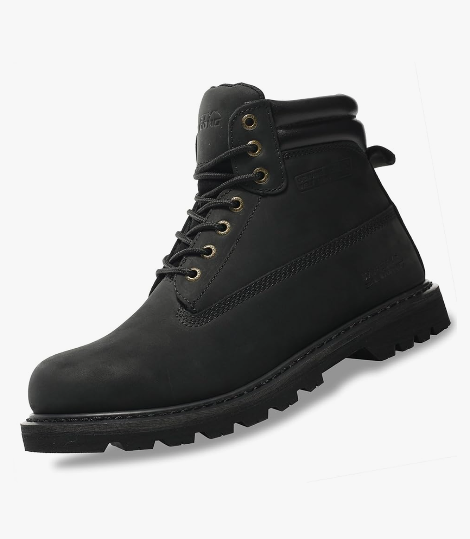 Work Boots for Men Waterproof Soft Toe Non Slip Comfortable Workboots 10Black