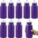 Fun Express 20 oz. Purple Plastic Water Bottles - 50 Pieces