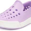 Eagsouni Kids Water Shoes Toddler Girls Boys Slip-On Sneakers Lightweight Breathable Sandals for Outdoor Indoor (4-4.5 Toddler, Update-purple)