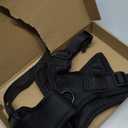 Sunraymascota No Pull Dog Harness, Puppy Vest with Front Clip for Small Medium Large Sized Dog(Black,S) (S(Neck:15.7-22.0", Chest:17.3-24.8"))