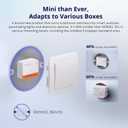 SONOFF MINIR4 10A Smart WiFi Extreme Wireless Light Switch,Universal DIY Module for Smart Home Automation Solution, Compatible with Alexa & Google Home