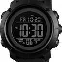 Digital Watch Sports Waterproof Military Back Light Small Watch for Men Black 1426