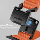 Bandletic Compatible with Apple Watch Ultra 3 2 Band 49mm for Men, Soft Breathable Nylon Strap with Magnetic FIDLOCK Hook Buckle for iWatch Series 11/10 46mm, 9/8/7 45mm, SE/6/5/4 44mm, 3/2/1 42mm