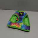 EcoBark Step in Dog Harness - Soft Mesh Dog Vest Harnesses - Reflective Adjustable No Pull and No Choke Halter - Comfort Padded Body Vest (Small- 7 to 10 lbs - Chest Up to 14 in (Pack of 1), Tye Dye)