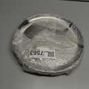 MUKCHAP 6PCS 11.81 Inch Stainless Steel Plates, Silver Flat Metal Dishes, Camping Serving Dinner Plates for Snack, BBQ