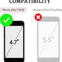 Korecase Compatible with iPhone 8 Case/iPhone 6 Case/iPhone 7 Case, Extreme Protection Military Armor Dual Layer Shockproof Protective Cover with 360 Swivel Ring Kickstand Silver