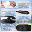 2026 New Upgraded Portable Car Heater, 12V Portable Fast Heating & Cooling Fan, 2-in-1 Auto Windshield Defroster, That Plugs into Cigarette Lighter, 360 Rotary Portable Car Heaters