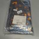 MEHOFOND Halloween Shower Curtain Sets 4Pcs with Shower Curtain,Non-Slip Rugs,Toilet Lid Cover, Bath Mat and 12 Hooks Castle Moon Night Scary Evil Pumpkin Halloween Bathroom Decor Set