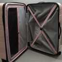 American Tourister Stratum XLT Expandable Hardside Luggage with Spinner Wheels, Pink Blush, Carry-On 28-Inch