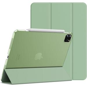 JETech Case ONLY for iPad Pro 11-Inch, 2022/2021/2020/2018 Model, Compatible with Pencil, Cover Auto Wake/Sleep (Matcha Green)