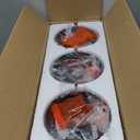 3 Pack 1 Light Industrial Modern Farmhouse Hanging Kitchen Island Pendant Ceiling Light Fixtures, Wood 4.7" Clear Glass Black Finish Over Sink Restaurant Bar Corridor