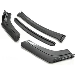 Front Bumper Splitter Compatible with Lincoln Continental Spoiler Carbon Surface Skirt Body Kit(Pure Carbon Surface)