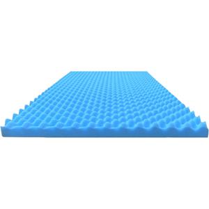 Airflow Foam Mattress Topper, Egg Crate Foam Pad, Hospital Mattress Pad and Bed Topper for Support, Pressure Relief and Weight Distribution, Hospital Size Mattress, 2x33x72 Made in USA by Foam Global