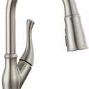 Delta Faucet Ophelia Brushed Nickel Kitchen Faucet, Kitchen Faucets with Pull Down Sprayer, Kitchen Sink Faucet, Faucet for Kitchen Sink, Magnetic Docking, SpotShield Stainless 19888TZ-SP-DST