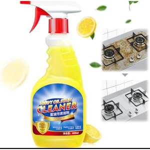 Yicengy All-Purpose Oil Stain Cleaner, Kitchen Oil Remover Degreaser Spray, Lemon Scent Cleaner, Degreaser Cleaner, Kitchen-Bathroom Cleaning Supplies, Household Essentials（13.5 OZ）2 Pack