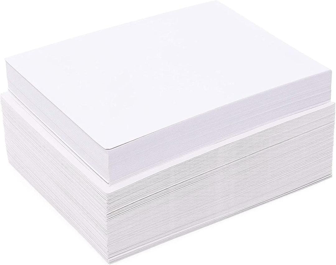 100 Pack Blank Invitation Cards with Envelopes, Cardstock Paper for Weddings, Birthday Party, Baby Shower, DIY (5x7 In)