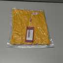 GORLYA Girl's Flutter Sleeve Stretchy A-Line Swing Flared Skater Party Dress with Pockets for 4-12 Years Kids (Yellow)