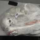 5.4Ft Posable Halloween Skeleton with Dog Cat Skeleton for Halloween Decor, 65IN