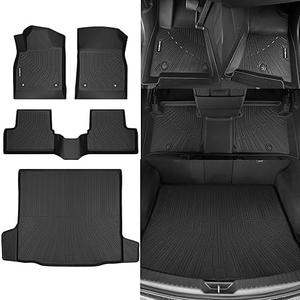 Naibeve Floor Mats for 2011-2015 Chevrolet Cruze / 2016 Cruze Limited-All Weather Custom Fit for Chevy Cruze Floor Mats Cargo Liner Rear Cargo Tray Trunk Waterproof Interior Accessories
