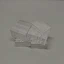 25 Pcs Acrylic Place Card Holders 2 Inch Clear Table Number Stands Name Cards Holder Stands with 3 mm Card Slot Place Cards Wedding Acrylic Sign Holders for Wedding Business Party