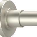 Brushed Nickel Shower Curtain Rods - 31-68 Inch Spring Tension Shower Rods for Bathroom, Adjustable, No Drilling, No Rust, Stainless Steel