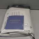 INOVADAY 100% Blackout Curtains for Bedroom, Black Out Curtains 84 Inch Long, Clip Rings Linen Blackout Drapes, Thermal Insulated Room Darkening for Living Room, 2 Panels - Beige, W50xL84