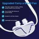Anti Snoring Device - Mini - Variable Anti Snoring Aid - Upgraded StopSnoring Solution - Suitable for All Nose Shapes - Blue - D88