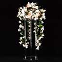 2 Pack 32'' Tall 10'' Dia. Clear Flower Stand Round Wedding Decoration Table Centerpiece Acrylic Floor Vase Decorative Column Props for Floral Arrangement Event Party Decor