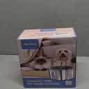 PEKTACO Stainless Steel Cat Water Fountain, 3.2L/108oz Cat Water Dispenser with Ultra-Quiet Water Pump and Water-Level Window, Dishwasher Safe Pet Drinking Fountain for Cats & Small Dogs