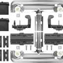 WDTA50SAHZ0 Upper Rack Parts W10712395 by AMI PARTS, Dishwasher Top Rack Fit for Ken-more Kitchen-aid Whirl-pool Dishwasher, Replace W10350375 AP5957560 WDT750SAHZ0 WDT970SAHZ0 WDT730PAHZ0