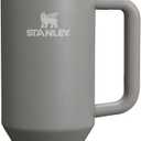 STANLEY Quencher H2.0 Tumbler with Handle and Straw 40 oz | Flowstate 3-Position Lid | Cup Holder Compatible for Travel | Insulated Stainless Steel Cup | BPA-Free | Stone