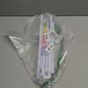 2 Pack Tension Rods for Windows 28 to 48 inch, Adjustable Curtain Rods No Drilling Spring Rods Extendable Pressure DIY Tension Rod for Window Closet Kitchen, White