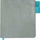 Fromthenon A5 Premium Fabric Cover for Refillable Notebook Planner [A5 Cover Only] (Grey)