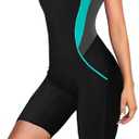 beautyin Women's Boyleg One Piece Swimsuit Racerback Athletic Bathing Suit XS