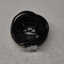 100 Ft Outdoor Extension Cord Waterproof, Weatherproof & Flame Retardant Heavy Duty Black 3 Prong Power Cord Outside for Lawn & Garden, 10A 1250W 125V 16AWG SJTW, ETL Listed