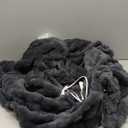 Electric Heated Blanket Throw - 50"x60" Heating Blanket Throw House Warming Gifts New Home, Ultra Soft Warm Flannel Sherpa Fast Heat,8 Heat Level 10 Hours Auto-Off ETL Certified Grey