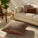 Loloi II Floor Pillows Collection LFP0072 Multi 36" W x 36" D x 6" H Pillow