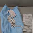 Sunbeam Standard Size Heating Pad, 12"x 15", For Back, Neck, Shoulder, and Period Cramp Pain Relief, 3 Heat Settings, Compact Storage Solution, Auto Shut-Off, Machine-Washable, Gifts For Mom & Wife, FSA/HSA Eligible (Large, Light Blue)