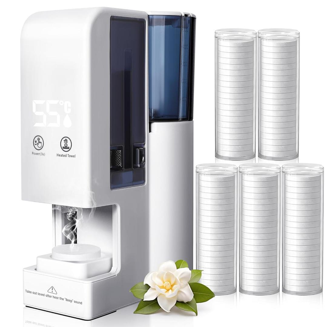 Towel heater machine hot towel warmer dispenser hot towel machine hot towel dispenser（Spa Hot Towel Warmers +100PCS Towels