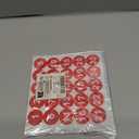 3 x 50 Pcs Red Number Stickers 1-25, Vinyl Small Number Stickers, Strong Adhesive/Waterproof & Anti-Fading, Suitable for Indoor/Outdoor Inventory Management Lockers Equipment Home Office