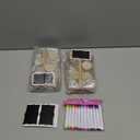 20PCS Wood Mini Chalkboard Sign and Replacement Stickers, Food Labels for Party Buffet,Blackboard for Message Board Signs,Weddings Place Cards, Birthday Party