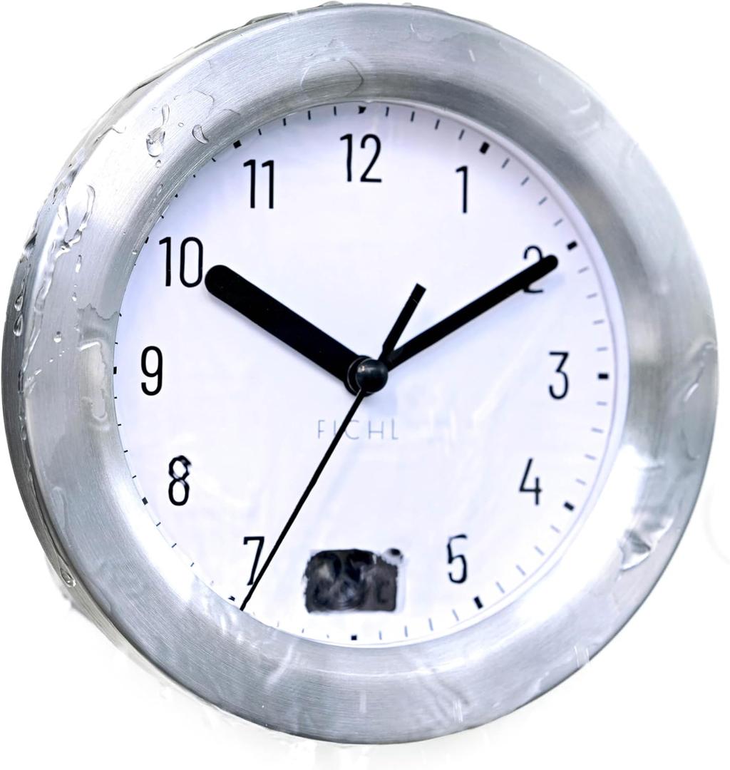 11-Inch Frameless Silent Mono Series Wall Clock - Elegantly Designed with Transparent Face and Quiet Sweeping Mechanism - The Perfect Addition for Any Modern Home or Office Decor (Mono-B)