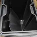10L Stainless Steel Step Trash Can, Fingerprint-Resistant Pedal Garbage Bin with Soft-Close Lid, Removable Inner Bucket, Non-Slip Base for Home & Office (Sliver)