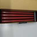 CANDWAX 12 inch Burgundy Taper Candle Set of 4 - Unscented Smokeless Dripless Candlesticks - Candle Sticks for Christmas Decorations, Party Décor, Dinner Table Centerpieces - Burgundy Tapers