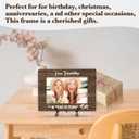 Friends Picture Frame Gifts, True Friendship Knows No Distance Photo Frame With Iron Stand, Best Friends Birthday Christmas Gifts Ideas, Long Distance Friendship Gifts For Women Sisters Friends, A58