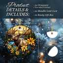 3 x Moose Ornament 2025  Wildlife Christmas Ornament, Rustic Mountain Scene Decoration, Nature Lover Gift, Cabin Dcor, Elk Hunter Ornament, Outdoor Adventure Forest Animal Keepsake for Tree or Home