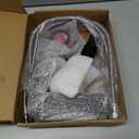 Ryuwanku Bathroom Faucet Matte Black Modern Waterfall Bathroom Sink Faucet with Single Handle Suitable for 1 or 3 Holes, Supply Deck Plate and Hose