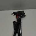 Walking Cane for Men & Women with Alarm, LED Light and Foldable Handle, Foldable, Adjustable, Lightweight, Free Self Standing Walking Cane for Seniors & Adults (black)