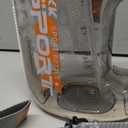 TKK Half Gallon Water Bottle Jug with Straw Large Capacity Plastic Water Bottle Dishwasher Safe 1/2 Gallon 64 Oz Water Bottle Jug BPA Free Tritan for Gym Yoga Travel Camping Outdoor White